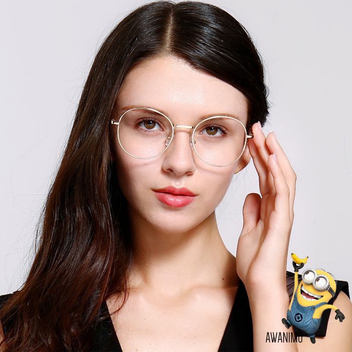 Kacamata Anti Radiasi Komputer Anti Radiation Lens Computer Glasses Kerja Dewasa Pria Wanita Lensa Kuning Bening Clear Perlindungan Mata Layar HP Blue Light Frame Blueray Laris Pelindung-Anti Blue Ray Silver
