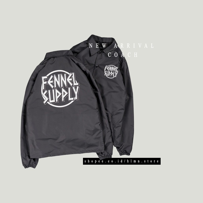 Jaket Coach / Windbreaker Distro "Fennel Circle"
