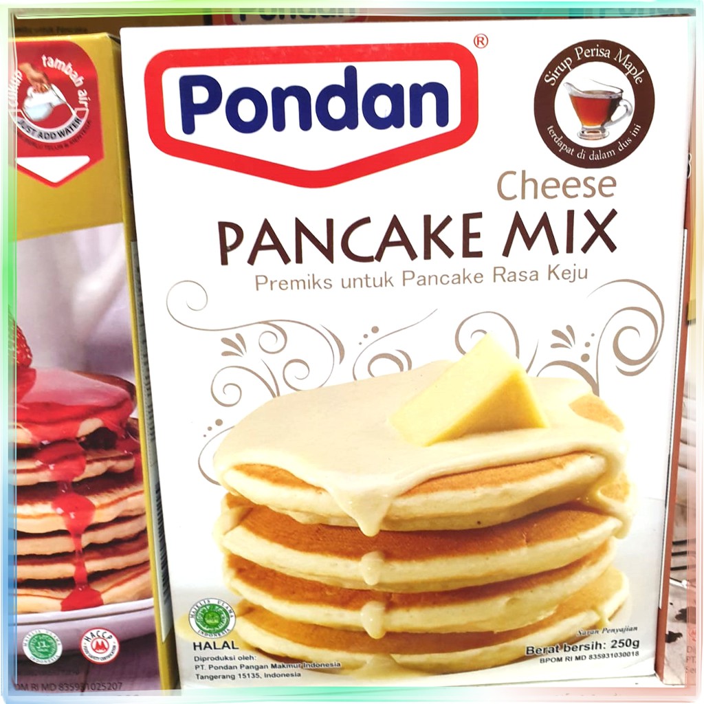 

Pondan Pancake Mix 250g Tepun kue siap saji tepung intan untuk pan cake