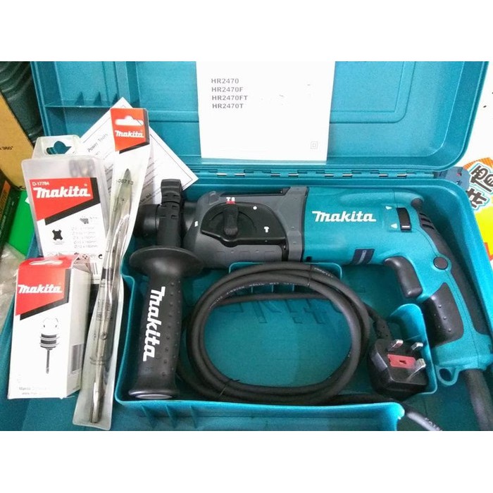 Mesin Bor Hammer Drill Makita HR2470 HR 2470 24 MM BONUS New / Original
