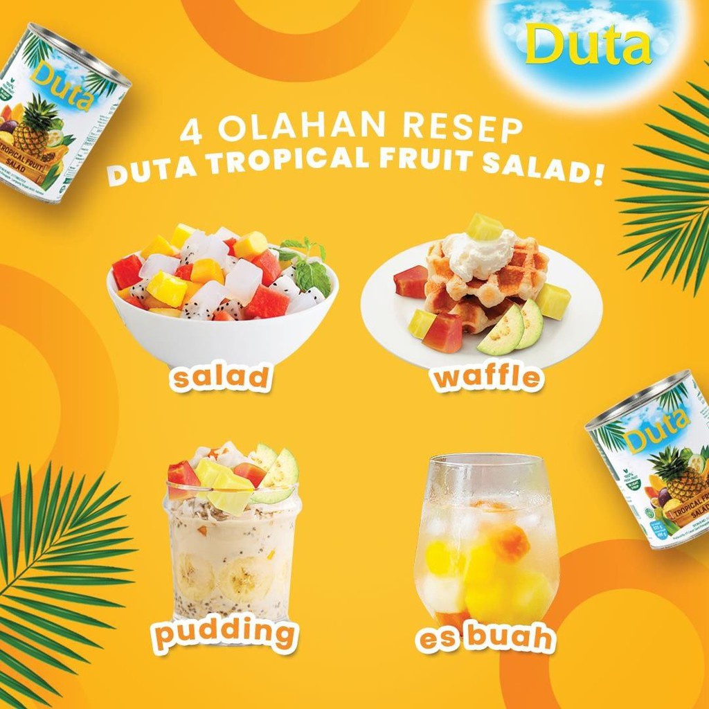 Duta Tropical Fruit Salad in Syrup - Buah Kaleng 825 gr