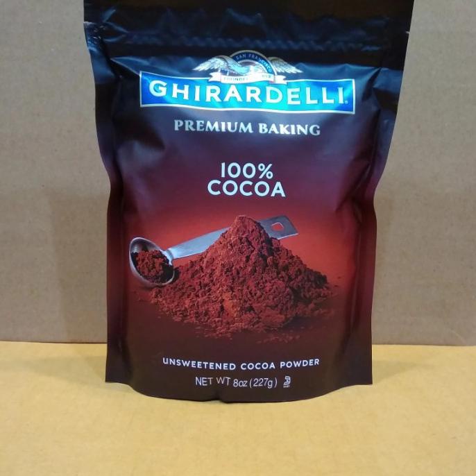 

GHIRARDELLI BUBUK COKLAT PREMIUM BAKING COCOA 100% COCOA UNSWEETENED
