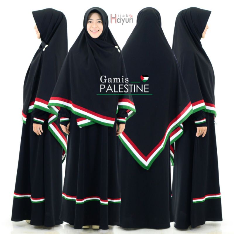 GAMIS PALESTINE/GAMIS HIJAB HAYURI