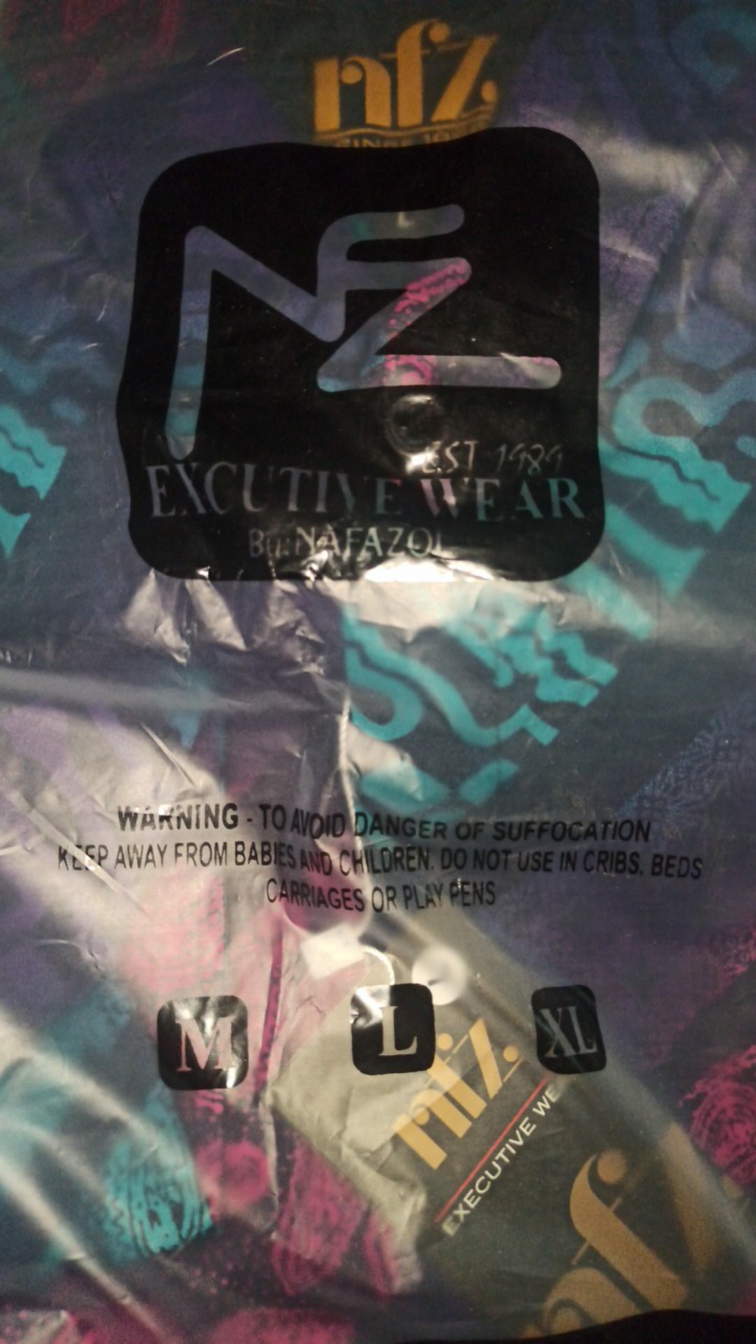 4161 Kemeja Batik Pria Lengan Panjang Long Navy Batik Gradation Slimfit