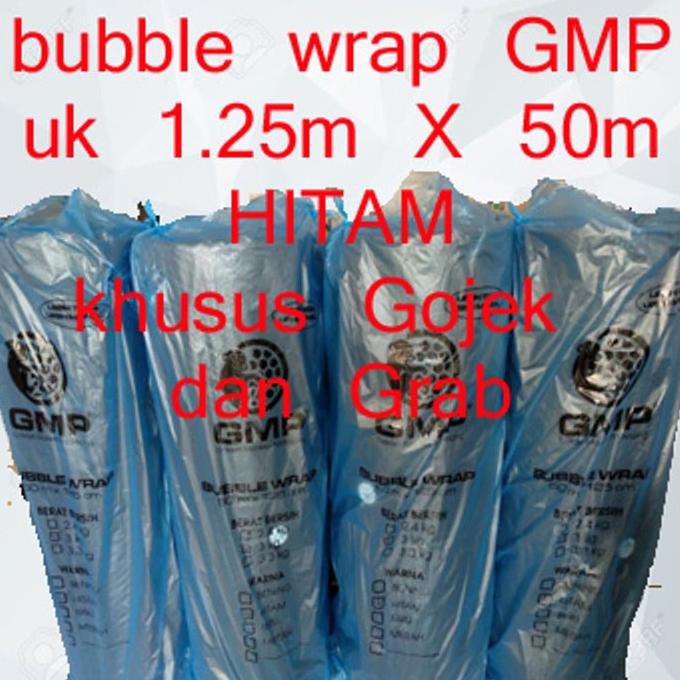 

Bubble Wrap 50 Meter X 125 Cm Plastik Buble Packing - Hitam - Hitam Genggameratjyky