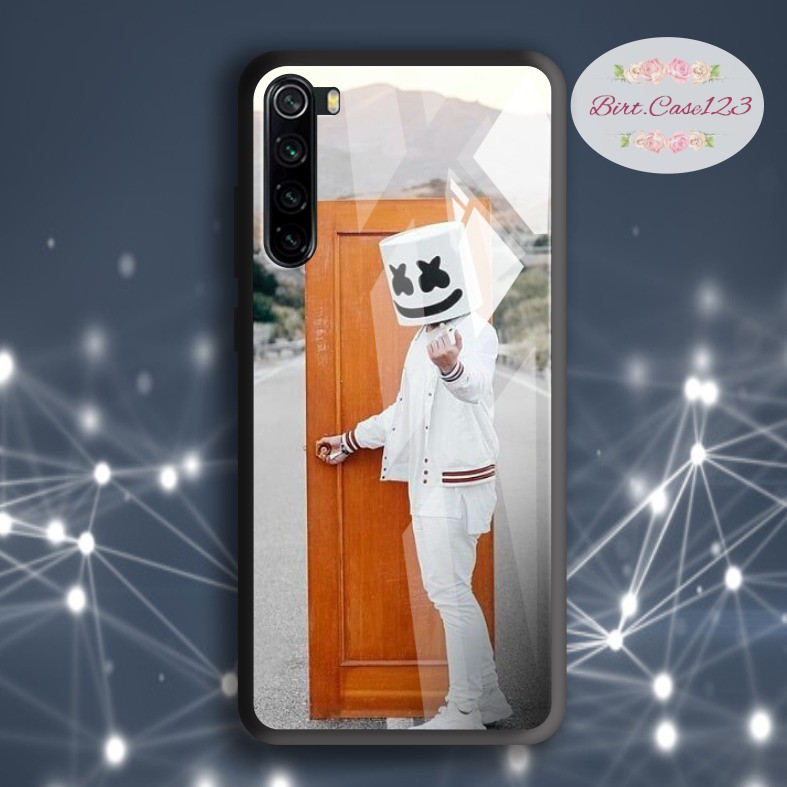 back case glass Marshmello Iphone 6 6g 6g+ 7 7g 7g+ 8 8+ Xr X Xs Xs Max Se 2020 11 Pro Max BC2786