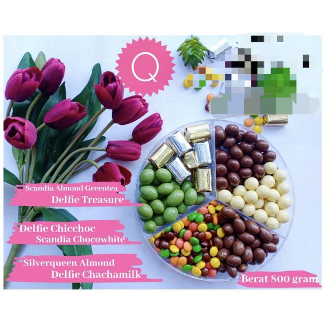 

Paket coklat Q enak murah meriah