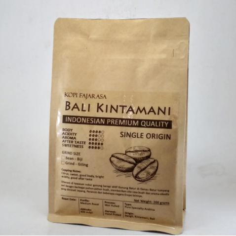 

Promo Akhir Tahun Kopi Fajarasa Bali Kintamani Biji Kopi Arabica 200 Gram Kode 430