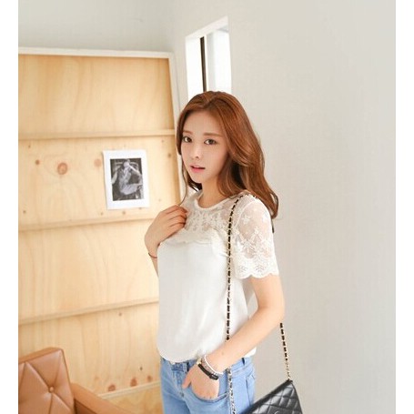 Chiffon Blouse Korean Fashion 56Q261004