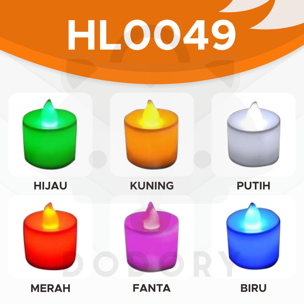 HL0049 Lampu Lilin LED mini Lampu Cande Light Portable Lampu Hias Mini