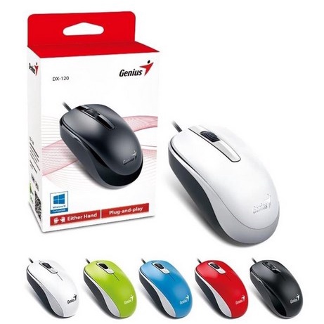 ITSTORE Mouse USB Genius DX120 DX-120 DX 120 DX 125 DX125 DX-125 NEW Garansi Resmi