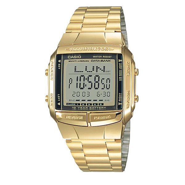 JAM TANGAN CASIO DB-360G-9ADF - Jam Tangan Pria - Gold