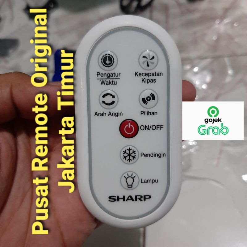 REMOTE REMOT KIPAS ANGIN SHARP ORIGINAL