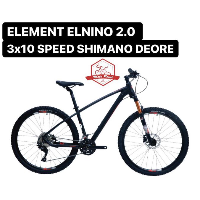 Sepeda Gunung Mtb Element Elnino 2.0 27,5 Inch 2 Shimano Deore 3X10 Sp Lawrencemonica