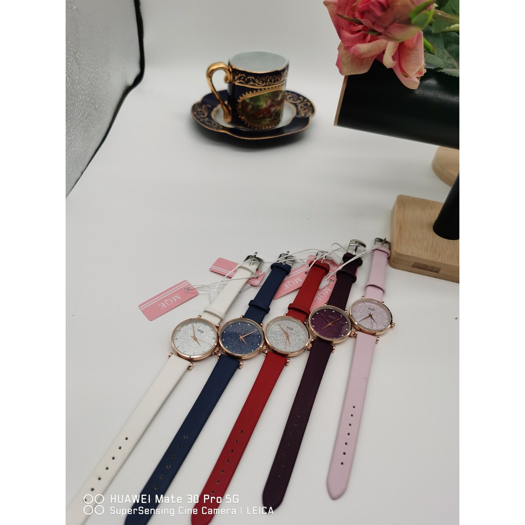 MQE Jam Tangan Wanita Fashion Leather Strap- SB W009