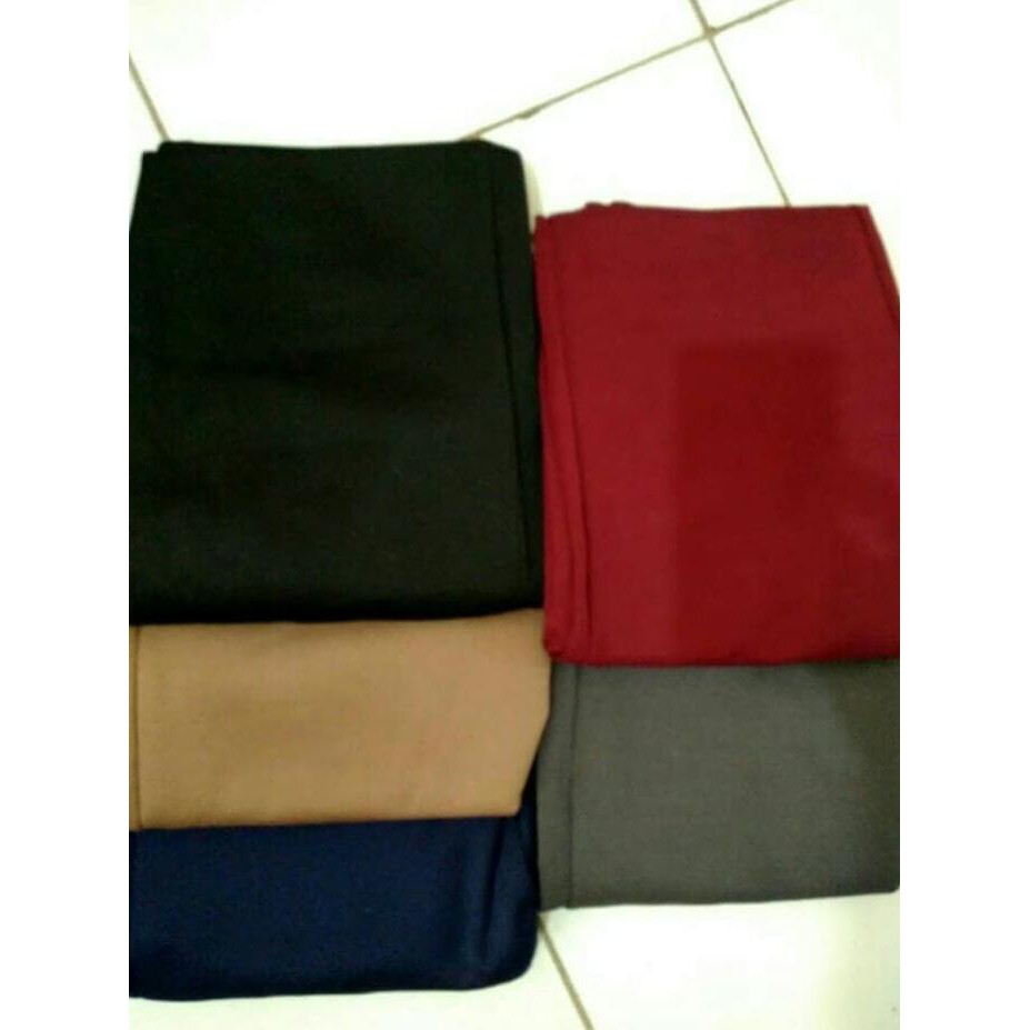 Promo Celana Kerja Wanita/celana pensil scuba/celana panjang wanita - Putih  CW381