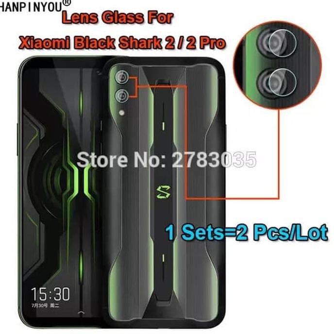 Kualitas Terbaik lensa kamera hp jepit..> XIAOMI BLACK SHARK 2 PRO TEMPERED GLASS CAMERA ANTI GORES