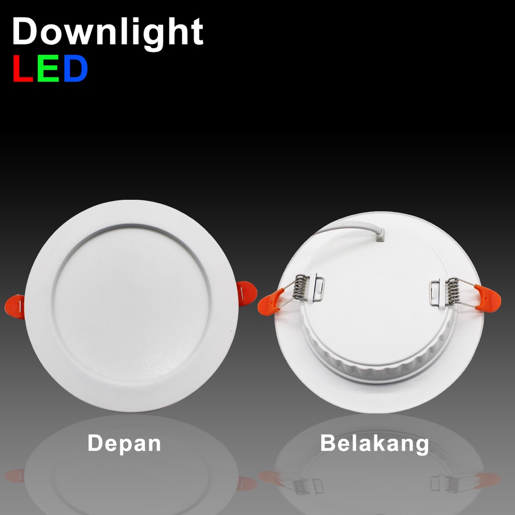 Lampu Downlight LED Inbow 6W 9W 12W 18W 24W / Downlight Panel LED Inbow Bulat