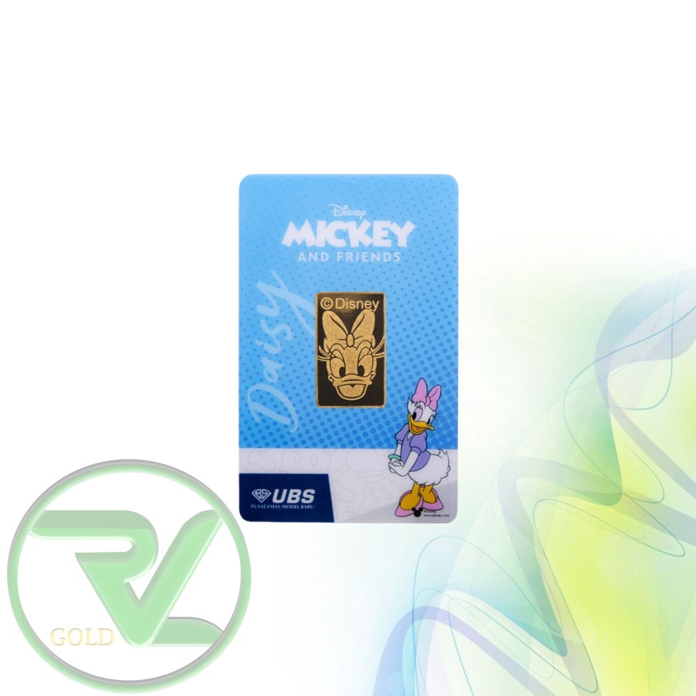 Rvl Gold Emas Logam Mulia Ubs Disney Donald Duck 10gr 10gram