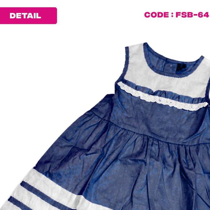 Baju Fashion Dress Anak Perempuan B (Fsb-64)