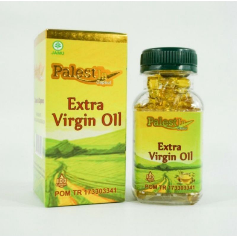 minyak zaitun Palestine 100 kapsul ekstrak Virgin olive oil original