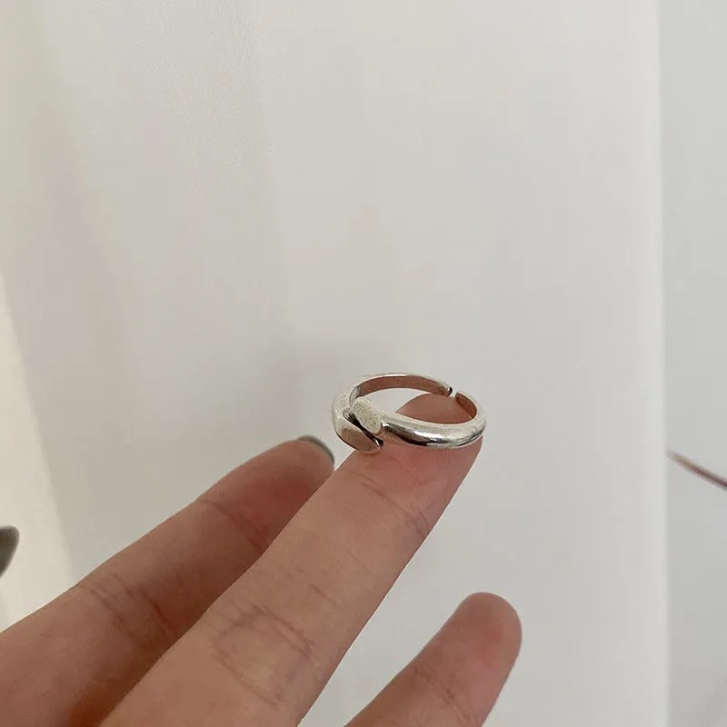 2pcs / Set Cincin Gaya Korea Untuk Wanita