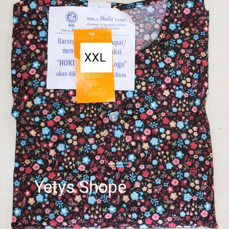 Hoki&Sheila Jumbo LD120 C3/4 Baju Tidur Piyama Fit XXL [Part 1]-VerySmall5 HS Hitam