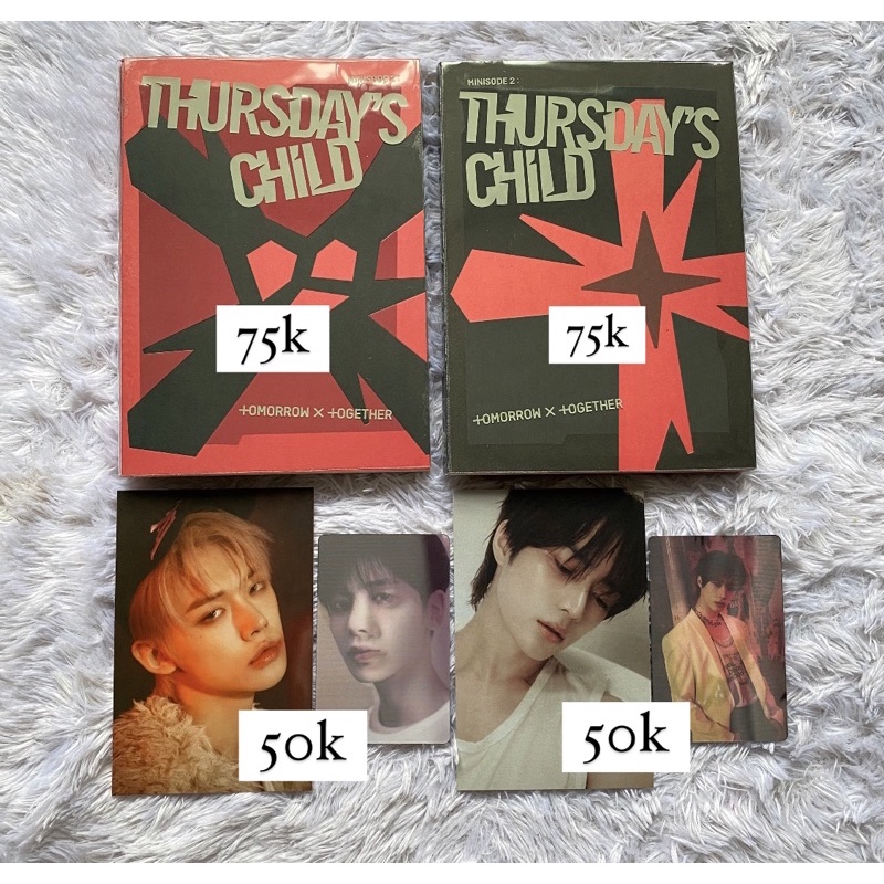 OFFICIAL ALBUM TXT TC THURSDAY'S CHILD YEONJUN BEOMGYU TAEHYUN