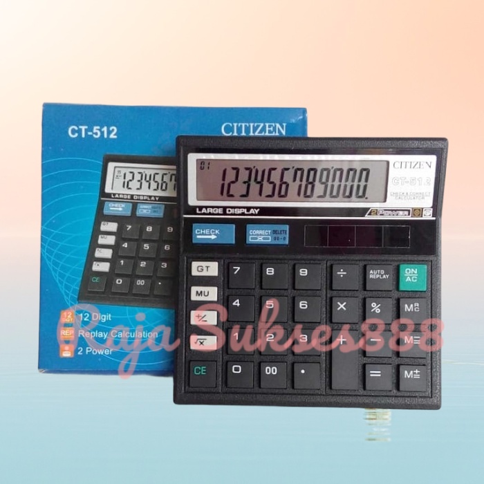 

Kalkulator Citizen CT-512 12Digit CITIZEN 512 12 DIGIT