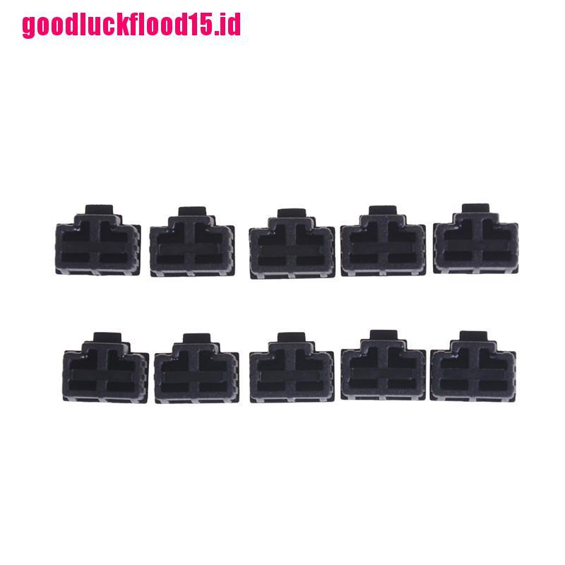 {LUCKID}10Pcs Black Ethernet Hub Port RJ45 Anti Dust Cover Cap Protector Plug