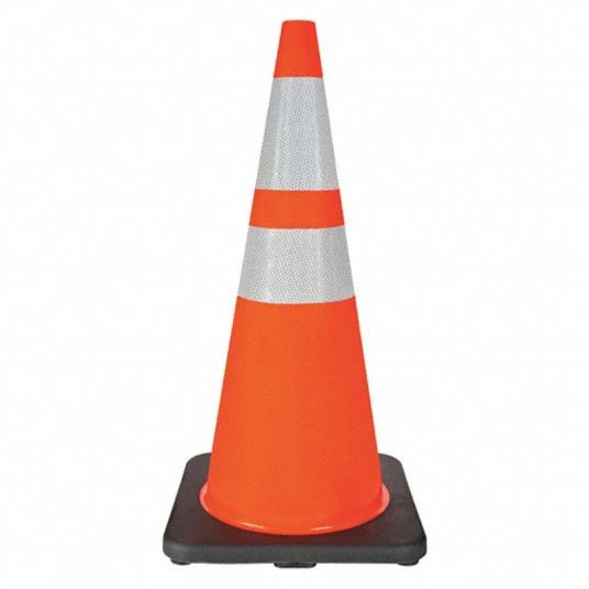 TRAFFIC CONE KERUCUT KARET PVC 75CM/TRAFFIC CONE/TRAFFIC CONE KARET/TRAFFIC CONE KARET PVC 75CM MURA
