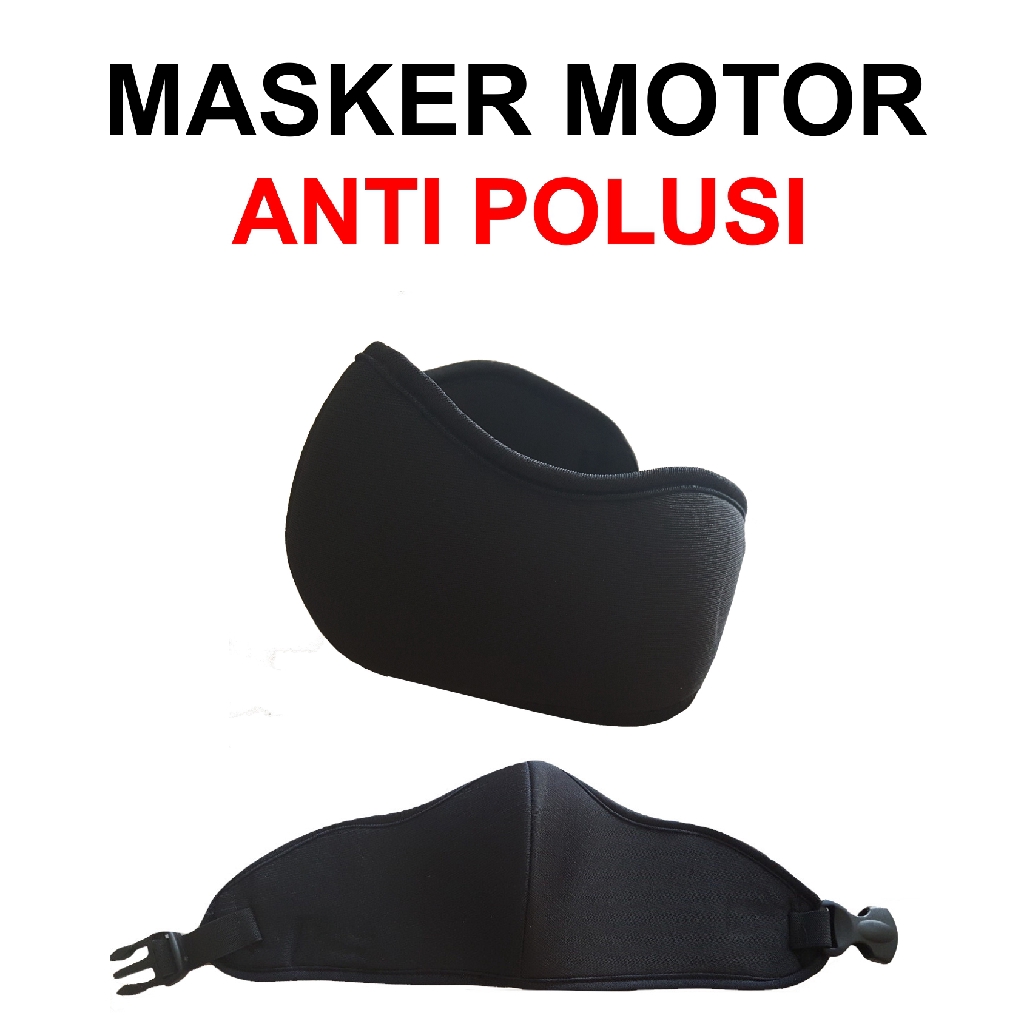 [Paket 12PCS] Masker Filter Motor Anti Debu Polusi Asap