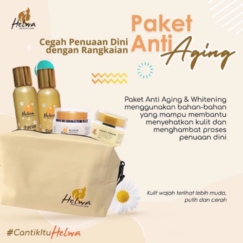 PAKET ANTI AGING HELWA BEAUTYCARE |helwa medan | anti aging helwa |HELWAMEDAN