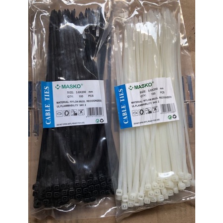 Kabel cable tali ties 30cm sabuk 3,6x300 mm 30 cm masko