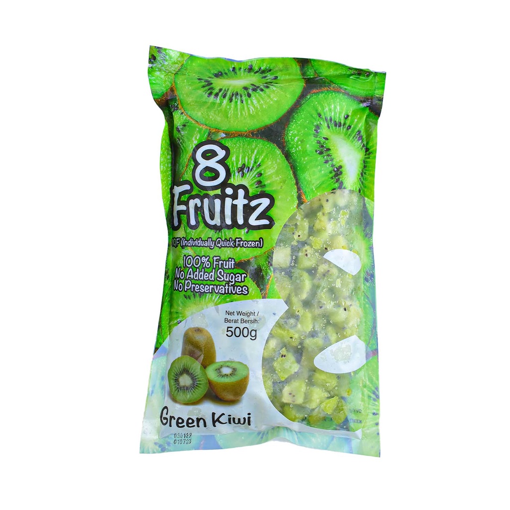

Frozen IQF Green Kiwi / Kiwi Beku 500 Gr
