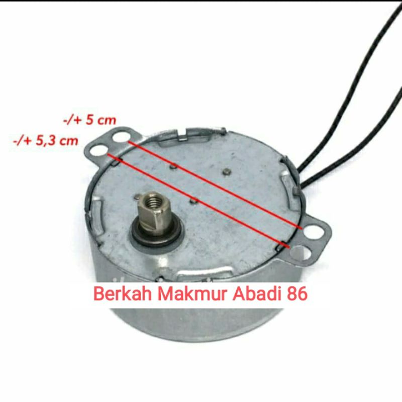 Synchronous Motor MASPION 5/6 RPM / Rotary Kipas Angin AS PENDEK BAUT