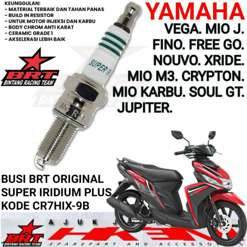 BUSI BRT MIO M3 SUPER IRIDIUM PLUS YAMAHA MIO