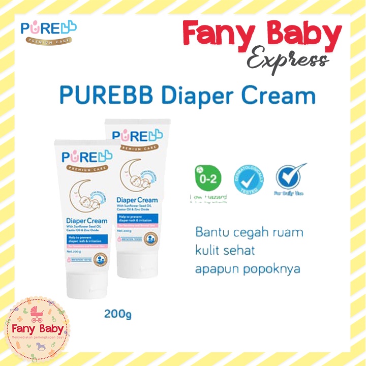 PURE BB DIAPER CREAM 100GR / 200GR