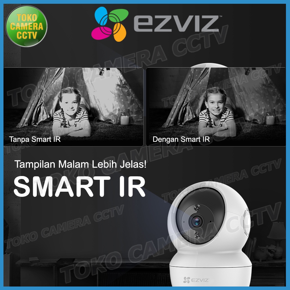 CCTV WIFI KAMERA IP CAMERA PTZ EZVIZ C6N 1080p 2MP CCTV WIRELESS