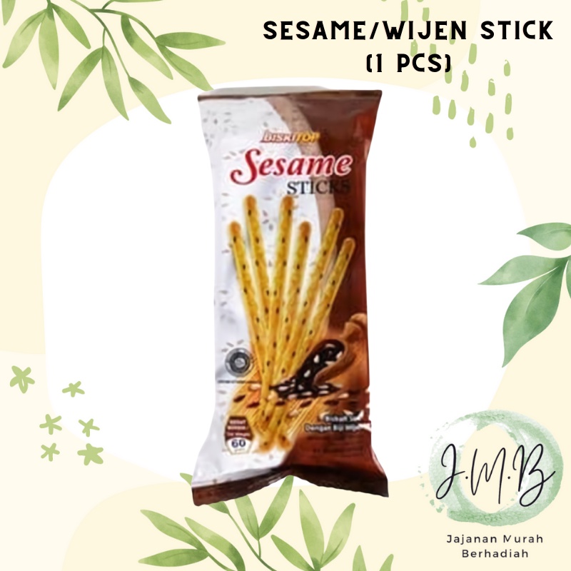 

BISKITOP JMB - SESAME STICK 60g Biskuit Kue Kering Anak Dewasa Enak Renyah Biscuit Rasa Wijen