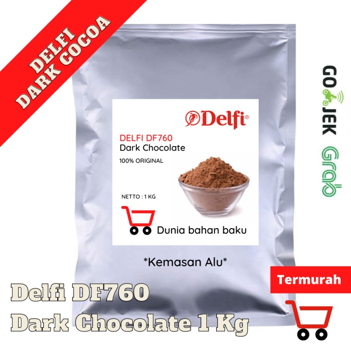 

Siap Kirim Coklat Bubuk Delfi Df760 Cocoa Powder 1Kg | 100% Asli