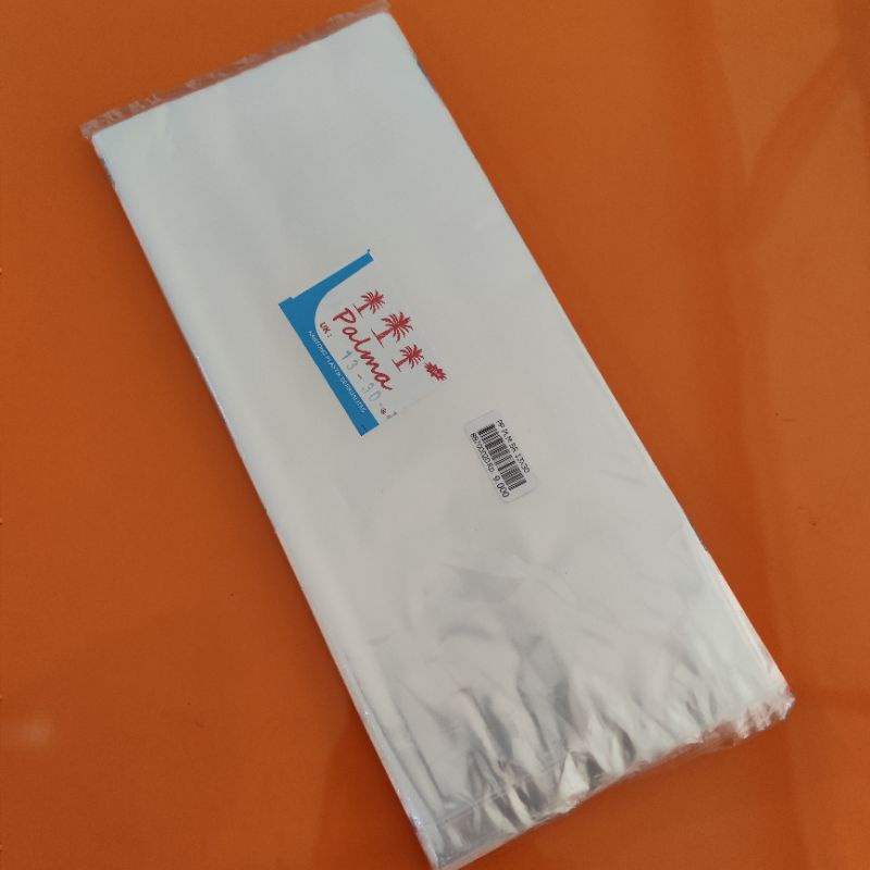 PLASTIK PP PALMA BENING 13X30 CM TRANSPARAN KILAP 13 X 30