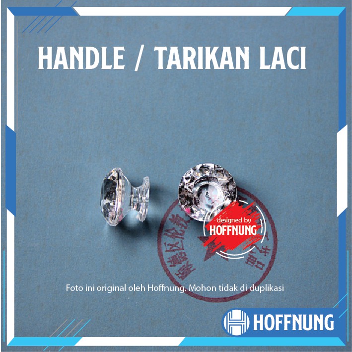 Tarikan Laci Akrilik Pegangan Pintu Transparan Kotak Knob Acrylic Box Cabinet Door Handle