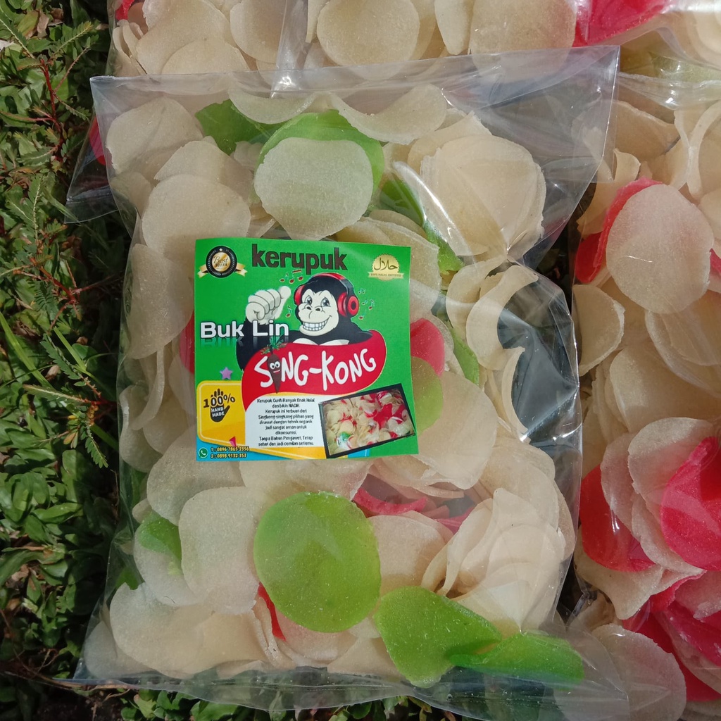 

KERUPUK SINGKONG KERUPUK KETELA MENTAH BUK LIN ENAK GURIH DIJAMIN NAGIH 500GR