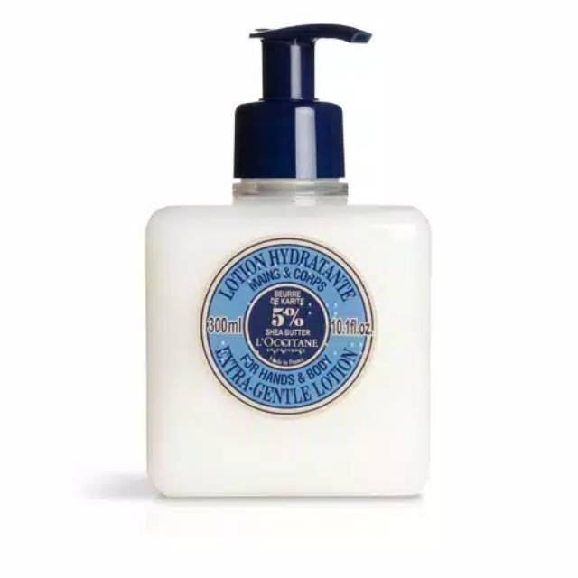 Jual Loccitane Shea Butter Hands And Body Extra Gentle Lotion 300ml