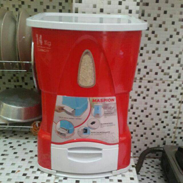 Maspion MRD 1400AP Rice Box 14 Kg / Tempat Beras 14 Kg