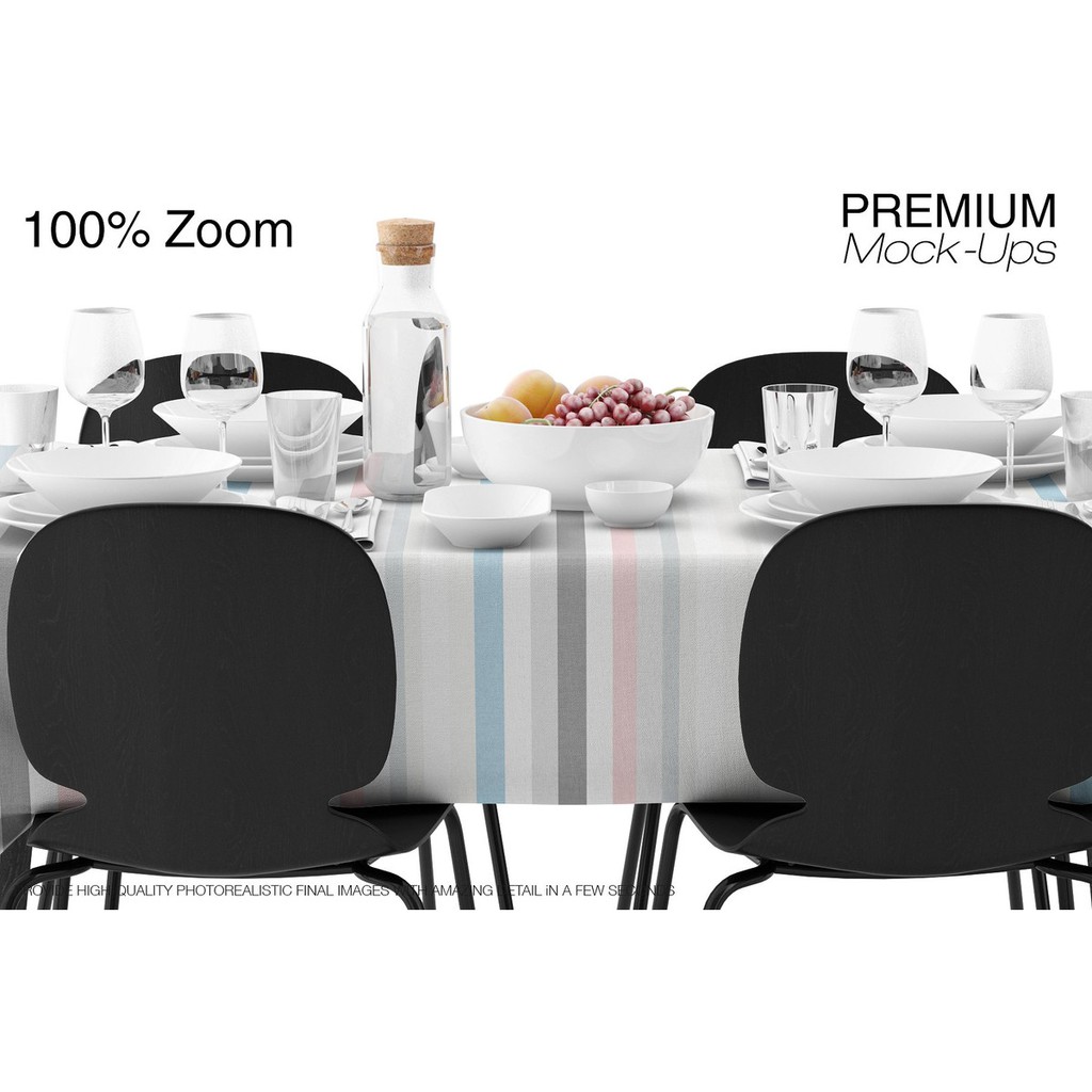 Tablecloth Mockup Set V.3 - Adobe Photoshop