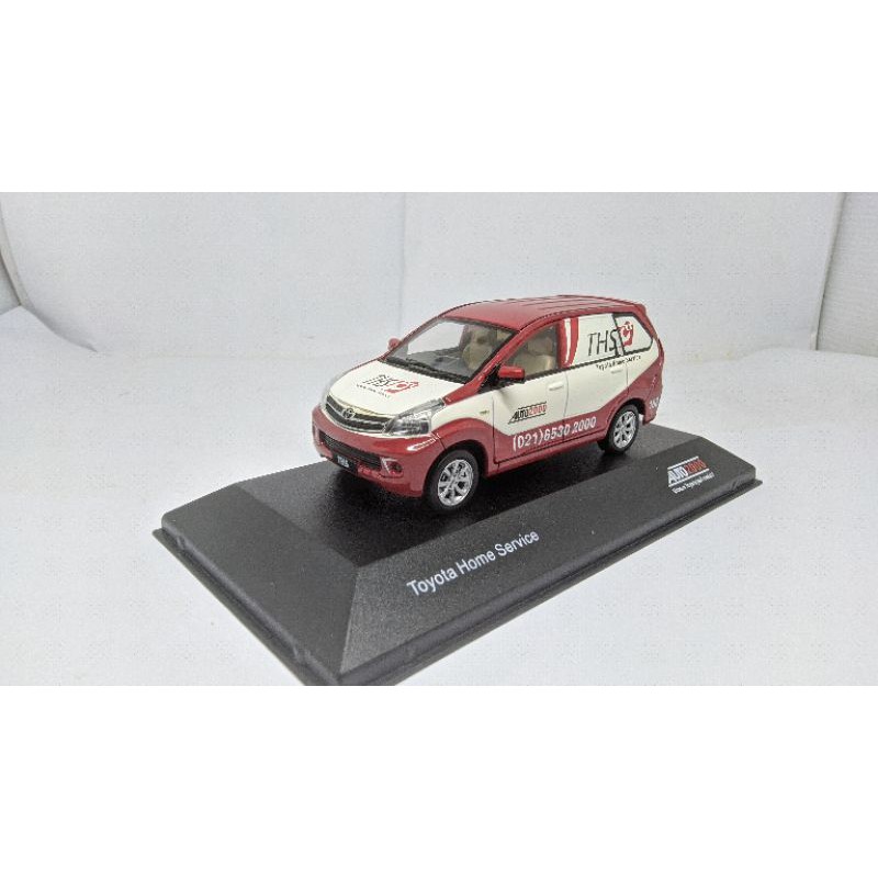 Diecast miniatur Mobil Toyota Avanza THS Toyota Home Service Mainan mobil Toyota avanza Hadiah anak