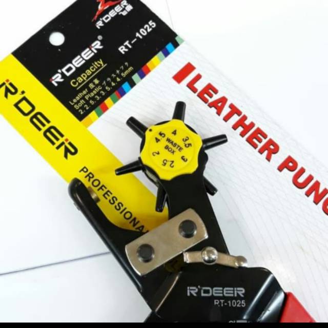 Alat pelubang gesper alat pelubang tali jam tangan alat srba guna leather push