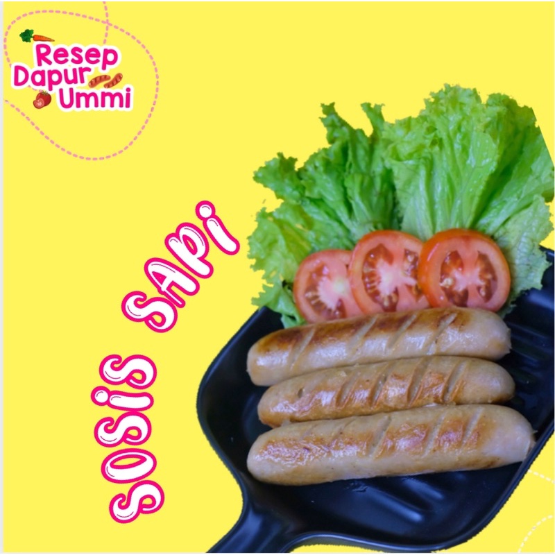 

SOSIS SAPI GLUTEN FREE, EGG FREE & DAIRY FREE tanpa MSG tanpa pengawet frozen food MPASI, Resep Dapur Ummi